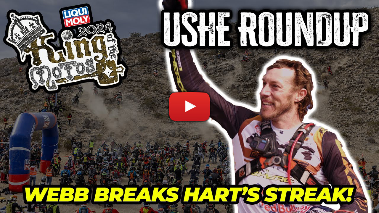 Vídeo King of the Motos 2024 - Webb rompe la racha de triunfos de Hart en USHE