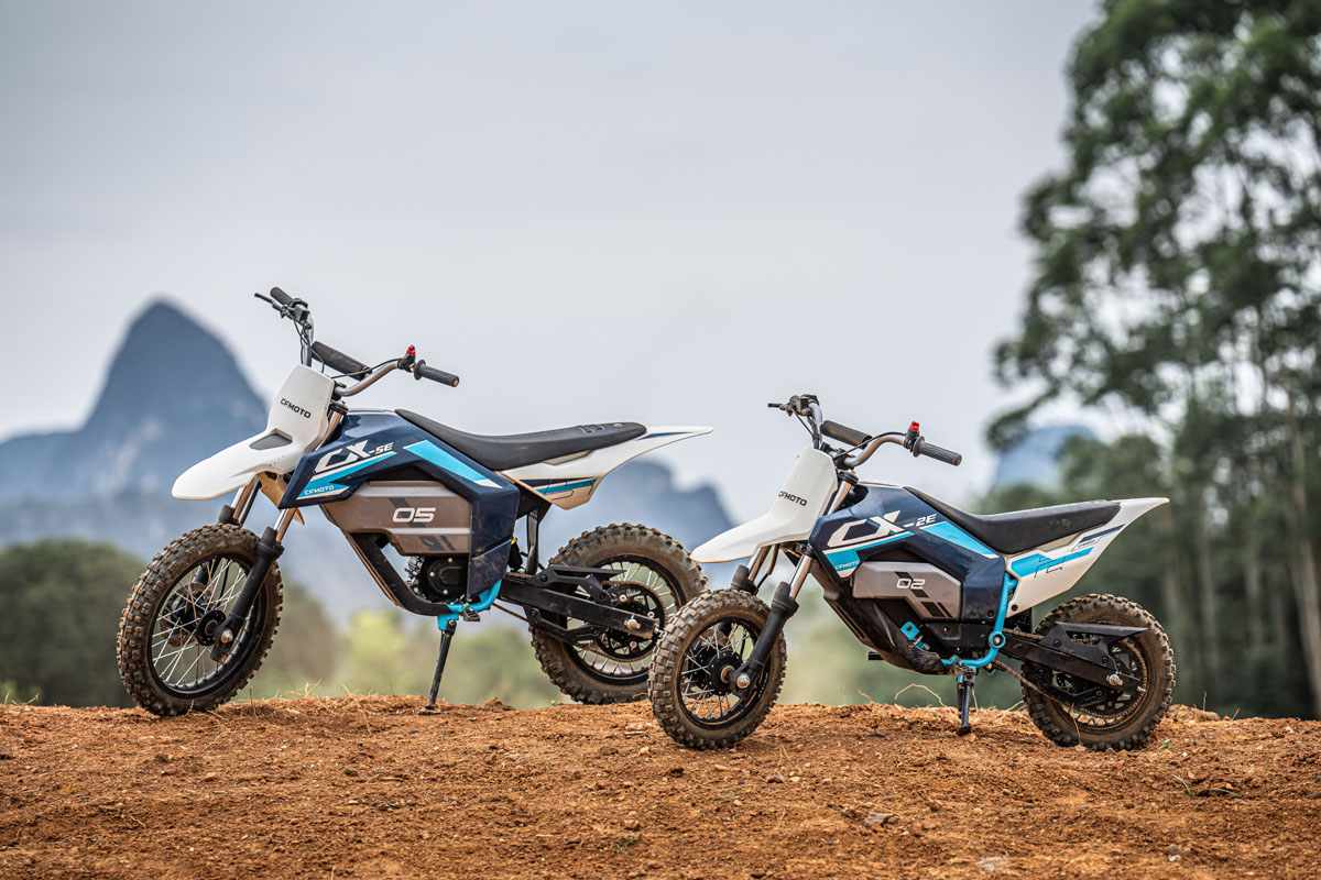 First look: CFMOTO CX-5E and CX-2E – Beginner Off-Road Electric Motorcycles for Kids