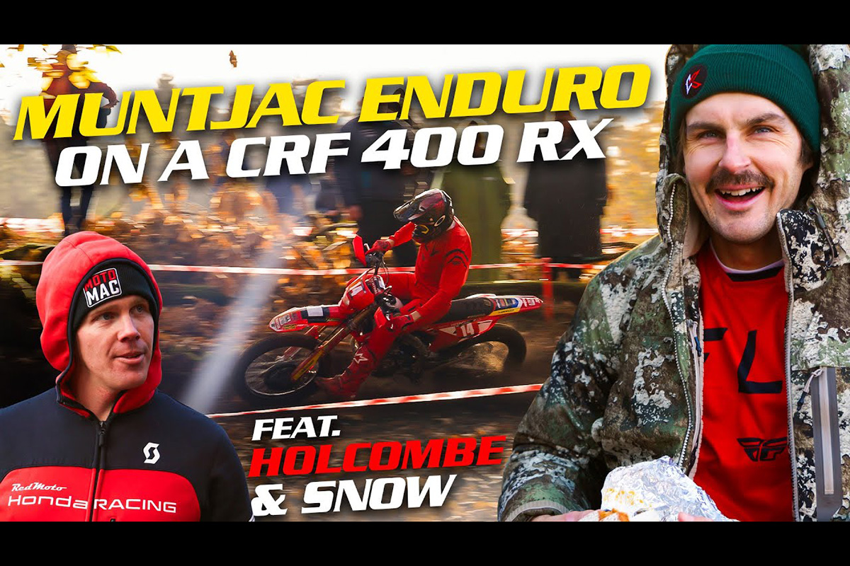 Jake Nicholls’ Muntjac Enduro Vlog feat. Steve Holcombe – Honda CRF400RX onboard