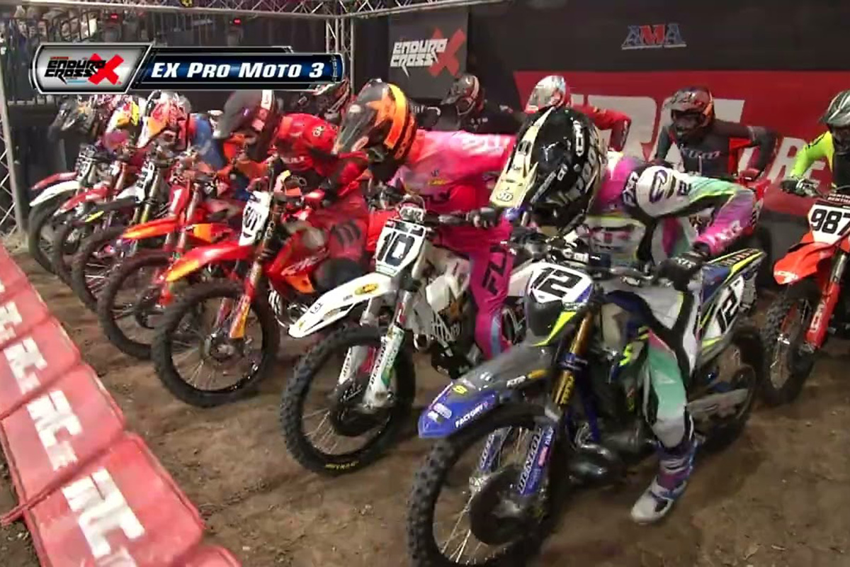 Video resumen de la Ronda 3 del AMA EnduroCross 2024 – ¡a codazo limpio en Idaho!