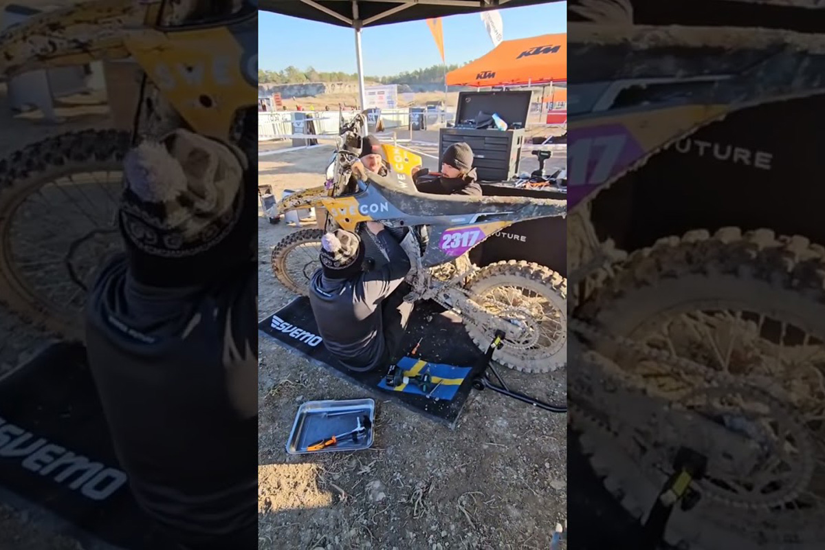 Stark Varg Pitstop – How fast is a battery change at Gotland enduro?