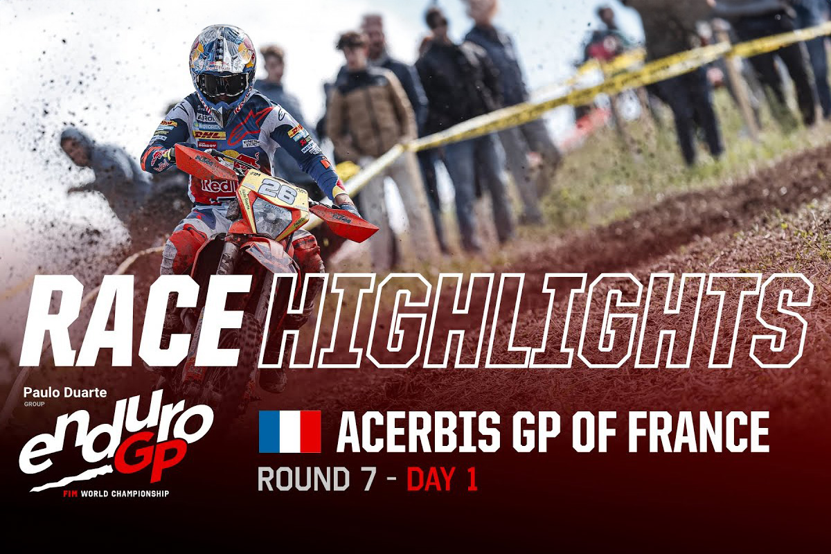 2024 EnduroGP France: Day 1 video highlights