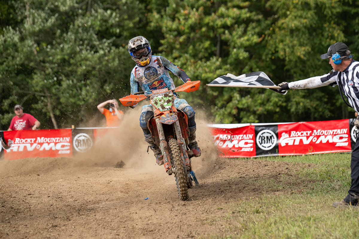 GNCC: Grant Davis se convierte en el vencedor más joven de la historia tras ganar con una 250 de XC2 en Buckwheat 100