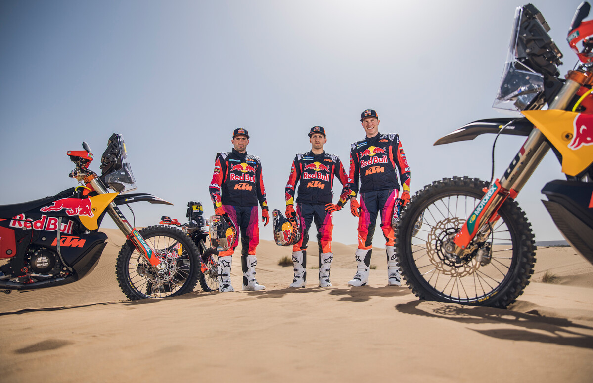  Red Bull KTM Rally agrupa sus tres pilotos en un solo equipo - Husqvarna y GASGAS desaparecen