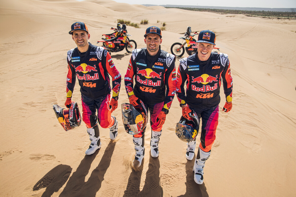 New three rider line-up at KTM Rally Team – Husqvarna and GASGAS no more