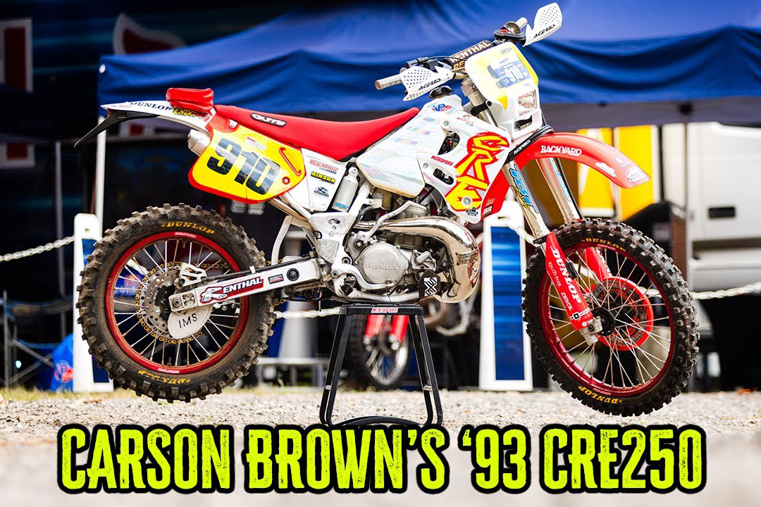 Pro Bike: Carson Brown’s 1993 Honda CRE250 for Hard Enduro