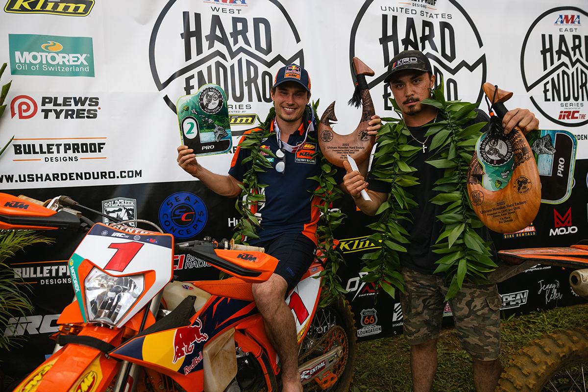 US Hard Enduro: Huddy hammers Hart in Hawaii