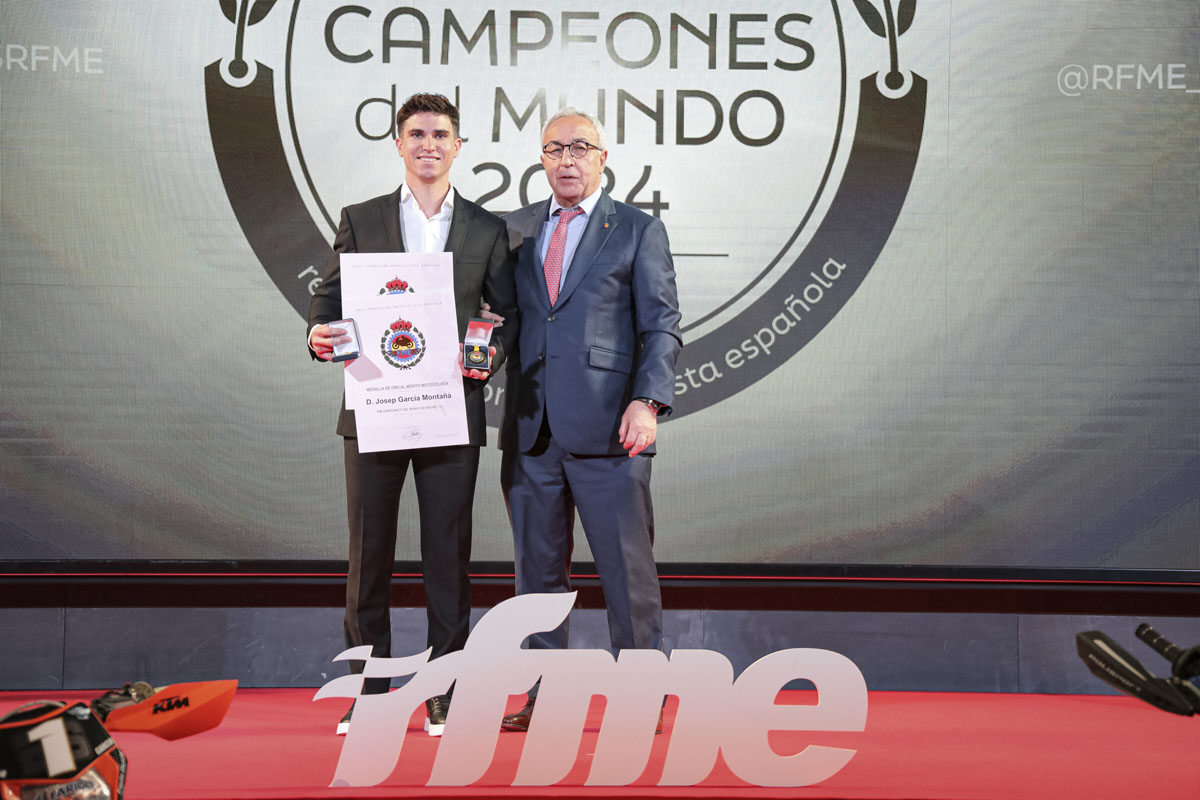 Gala de Campeones RFME 2024: García y Badia colocan al Enduro en el centro de los focos