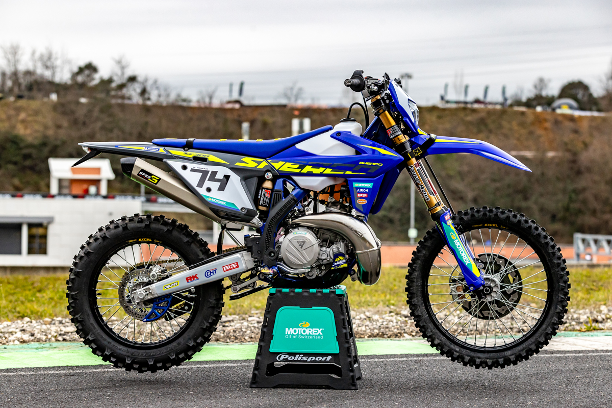 Pro Bike Gallery: Mario and Teo’s 2025 Sherco Factory Racing Hard Enduro SE300