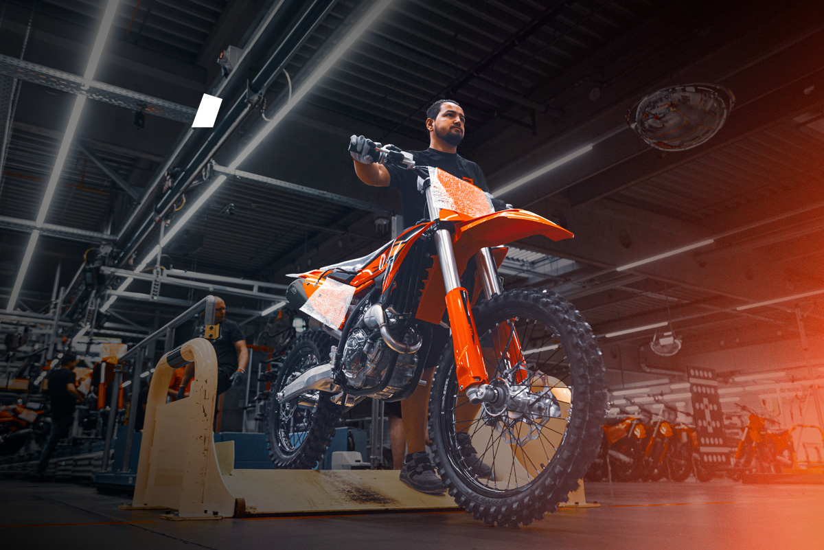 KTM Resumes Motorcycle Production