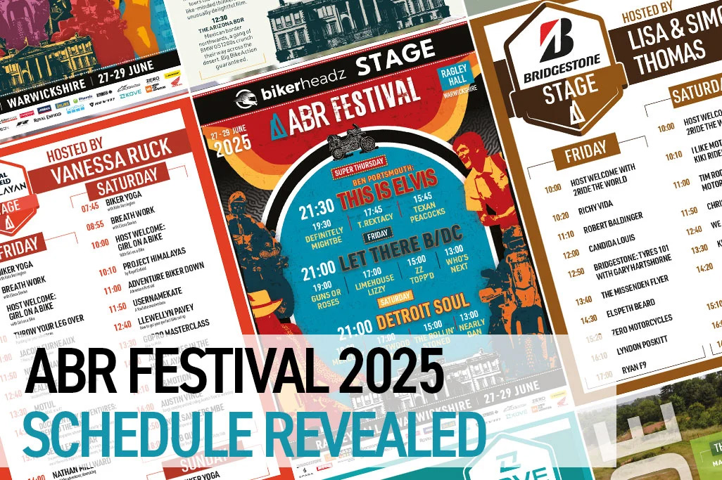 2025 Adventure Bike Festival (ABR) complete schedule released
