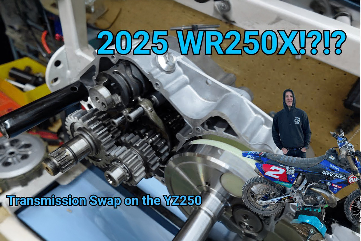 Cody Webb convierte una YZ250 en una WR250X con caja de cambios de WR426