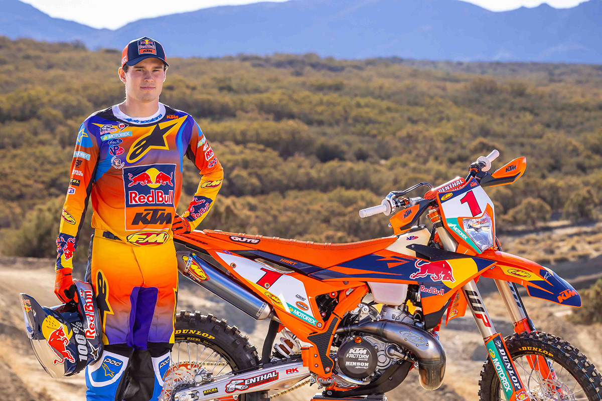 Trystan Hart se perderá el Grinding Stone US Hard Enduro por culpa de una fractura de clavícula 