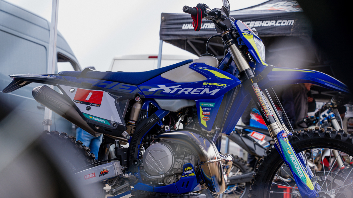 Sherco Extrem? New look Sherco Factory Team Hard Enduro race bikes