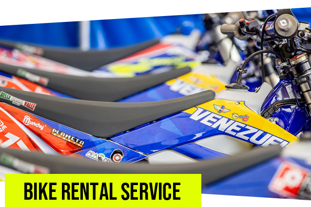 2025 ISDE Sherco Motorcycle Rental and Assistance Package