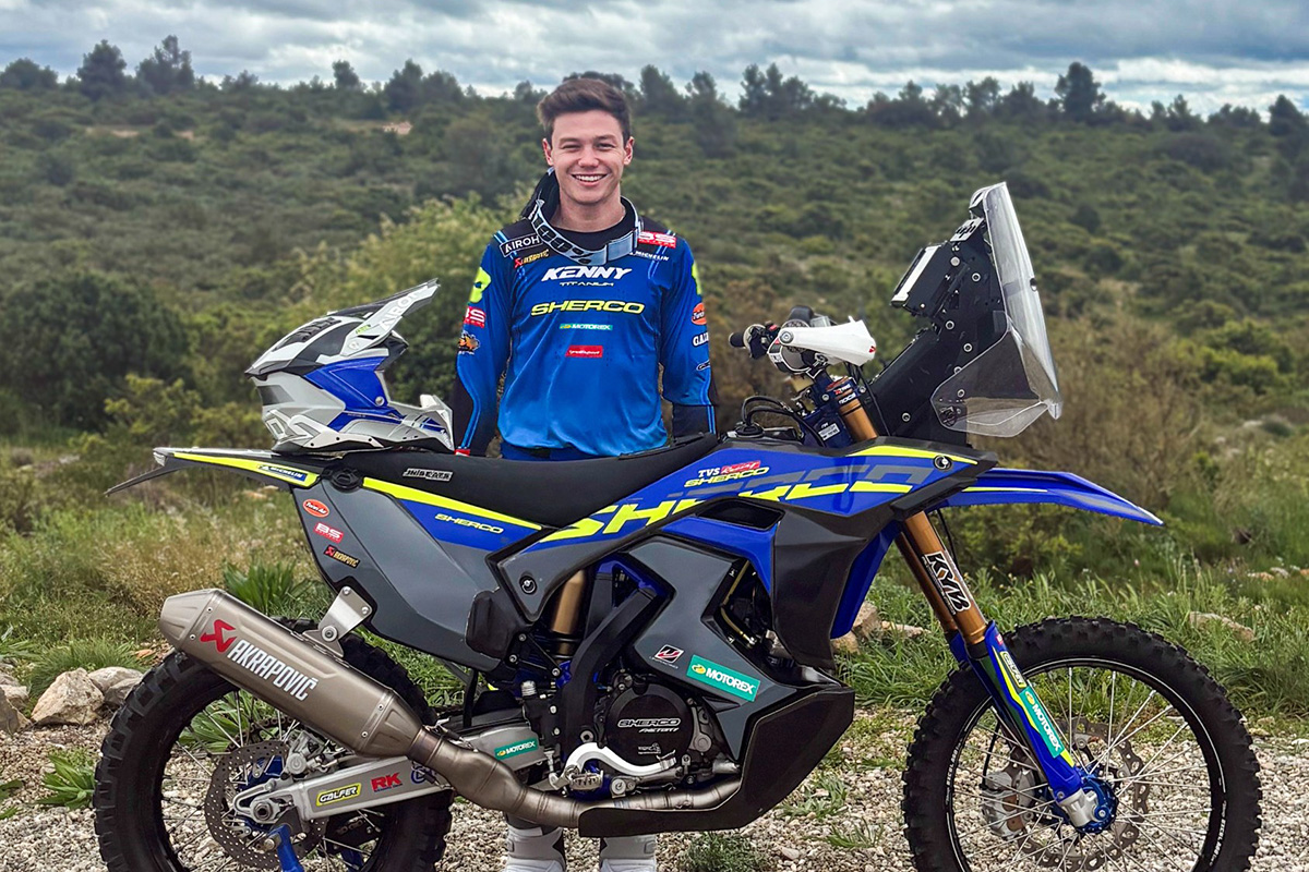 Bradley Cox Signs with Sherco TVS Rally Team 