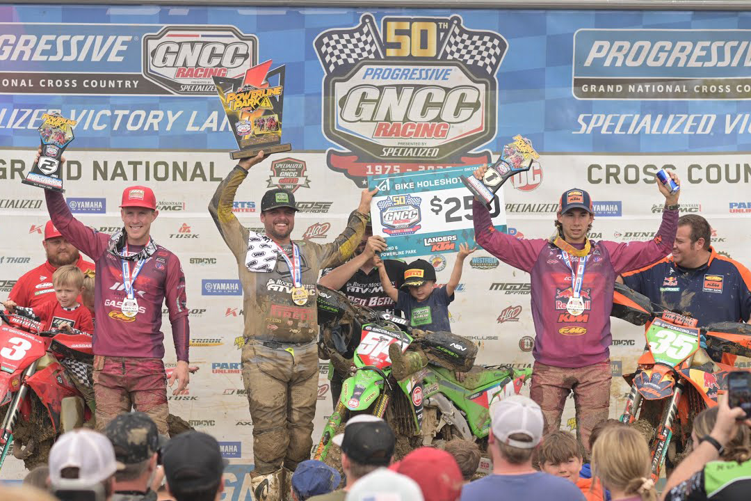 GNCC Ronda 6 | Powerline Park: Resumen en video y resultados - Baylor gana otra carrera de barro