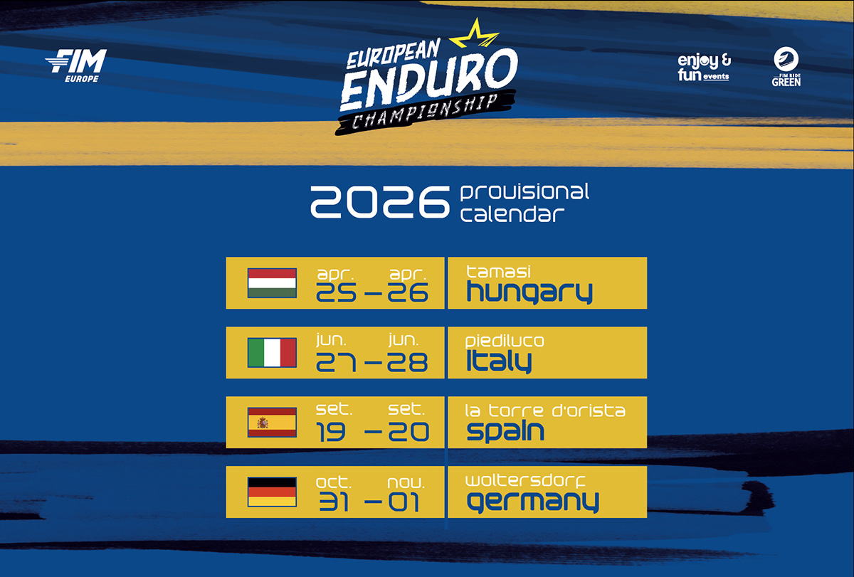 2026 Enduro European Championship calendar