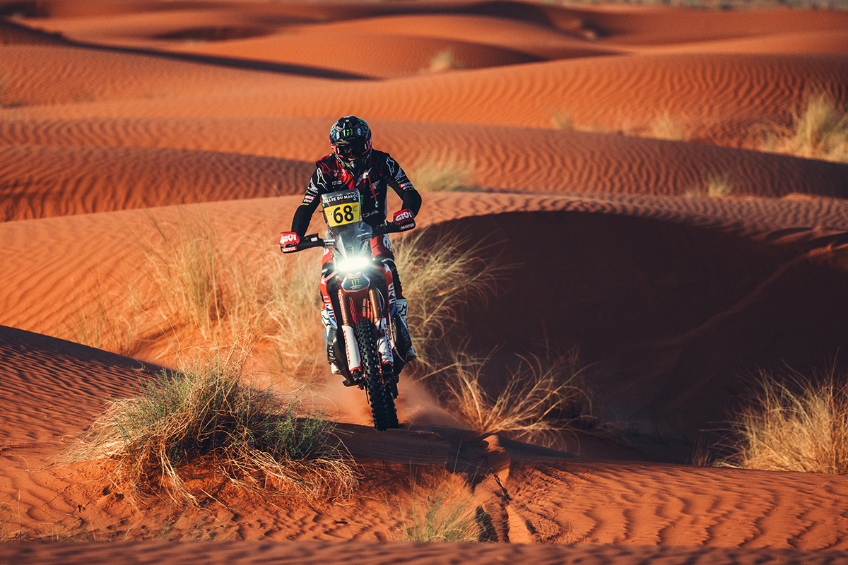 2025 Rallye Du Maroc results: Schareina from Brabec on Stage 2 as Honda boys turn tables