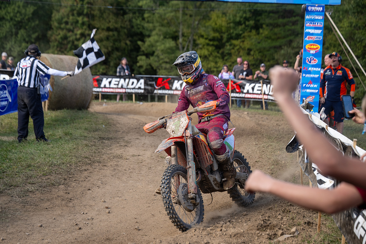 Buckwheat 100 GNCC Results: Final lap pass gives Grant Davis the win