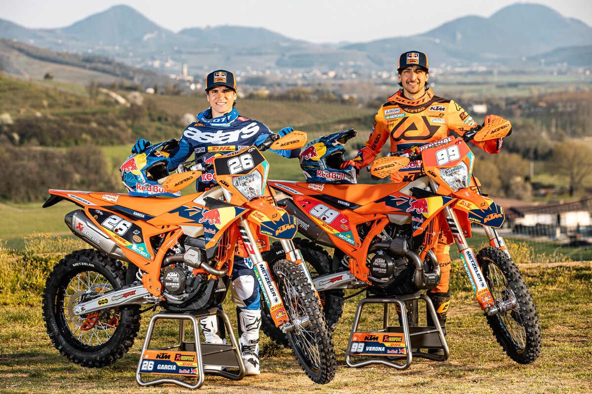 Pro Bikes: Garcia and Verona’s 2026 Red Bull KTM Factory Racing Enduro Team Machines