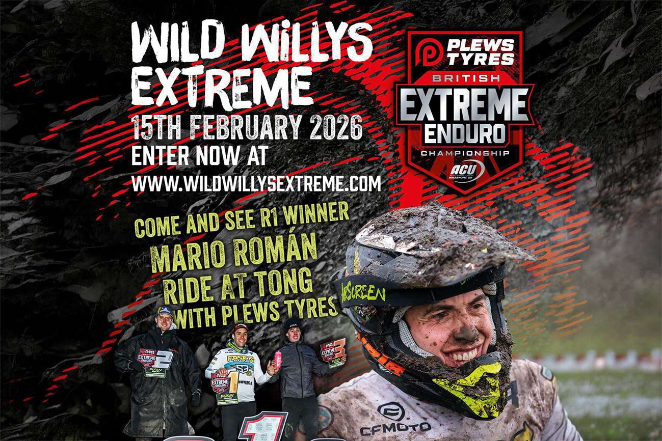 2026 British Extreme Enduro: Wild Willy’s Rnd 2 – Mario Roman back for more British Mud