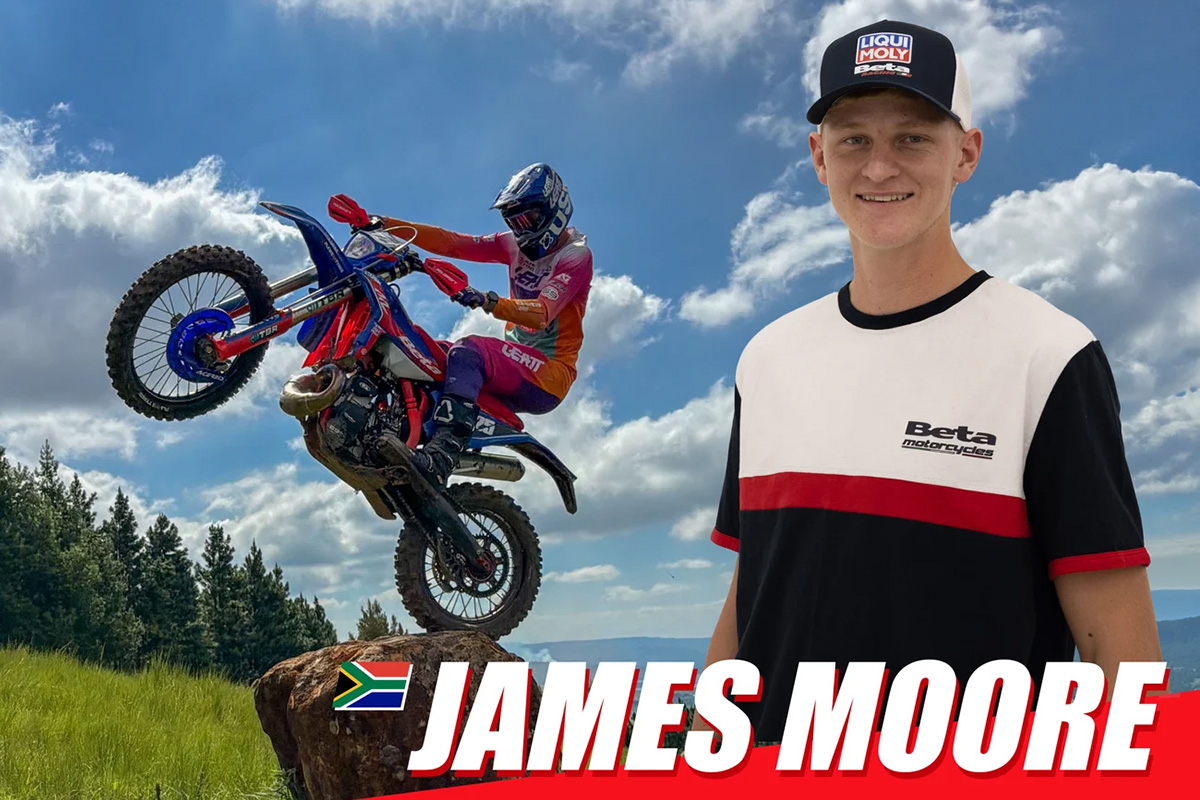 Roof of Africa Winner James Moore joins Beta Hard Enduro World Championship Team