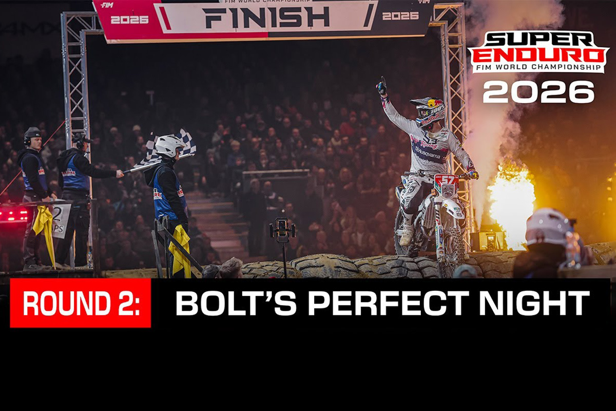 2026 SuperEnduro: Riesa, Rnd 2 Video Highlights – Billy’s perfect night