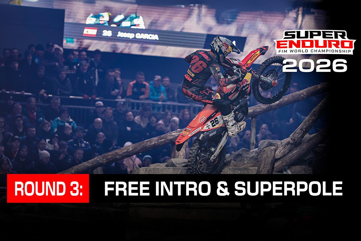 Watch SuperEnduro Rnd 3, Bilbao Build-Up & Prestige SuperPole Free 