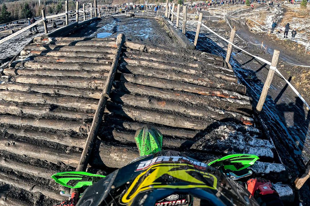 2026 Valleys Xtreme Enduro Onboard: Paul Bolton + Kawasaki KX250 versus the Ice