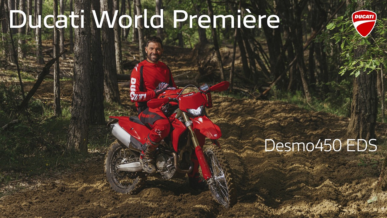 Video: Ducati Desmo450 EDS - the new Italian enduro bike developed with Antoine Méo